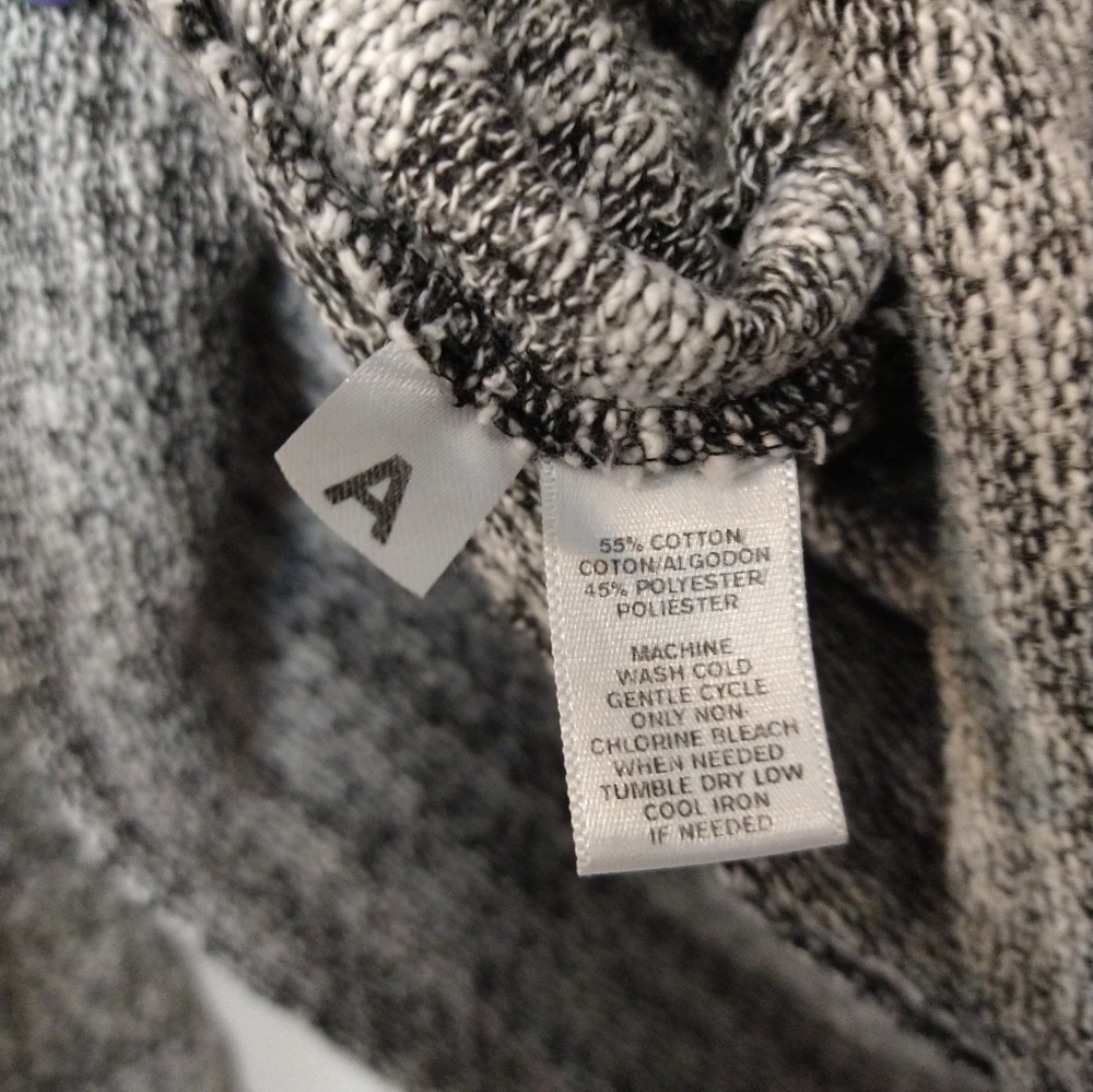 Lou & Grey Marled Grey Cowl Neck Sweater - Picture 6 of 8